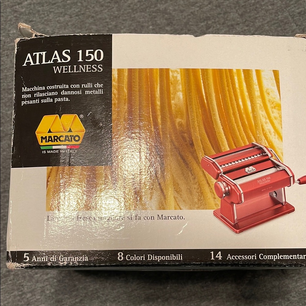 Marcato Atlas 150 Pasta Maker - silver